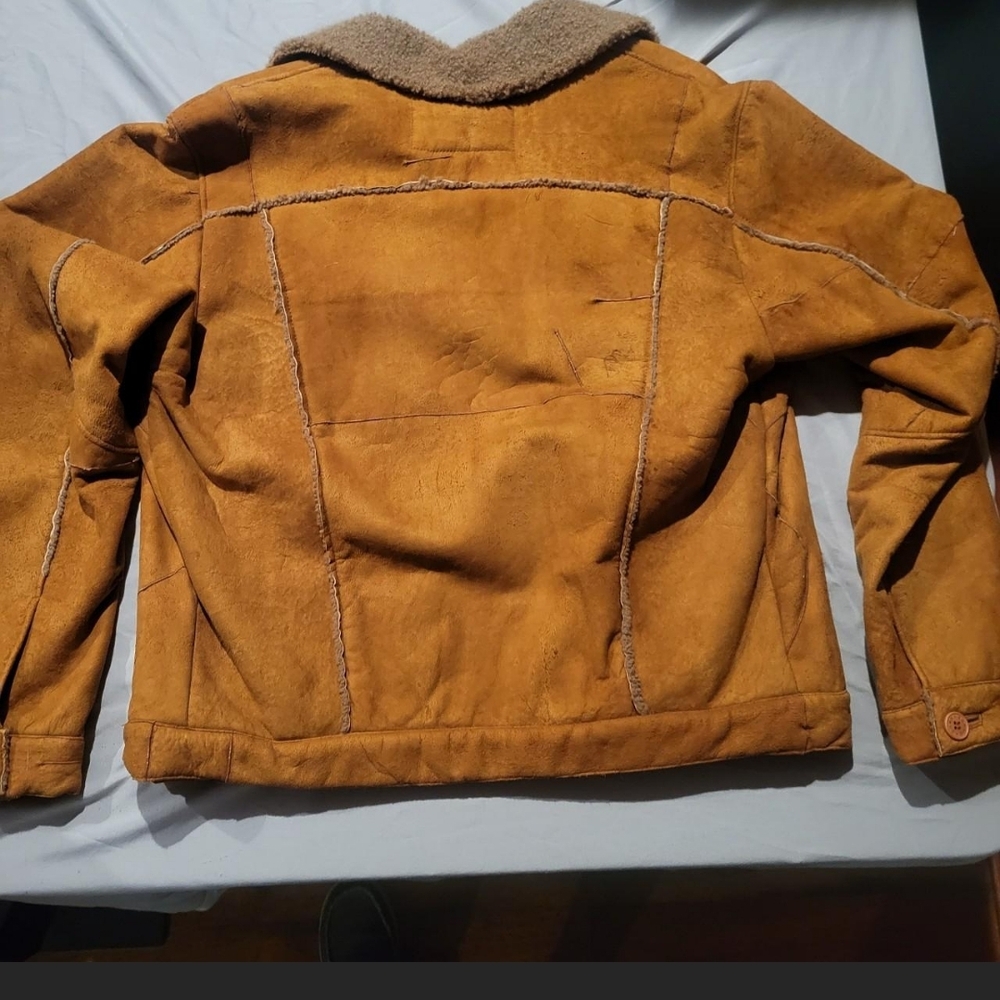 Bomb Boogie  Suede Bomber Jacket - Picture 2 of 14